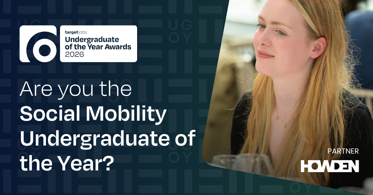 Are you the Social Mobility Undergraduate of the Year?