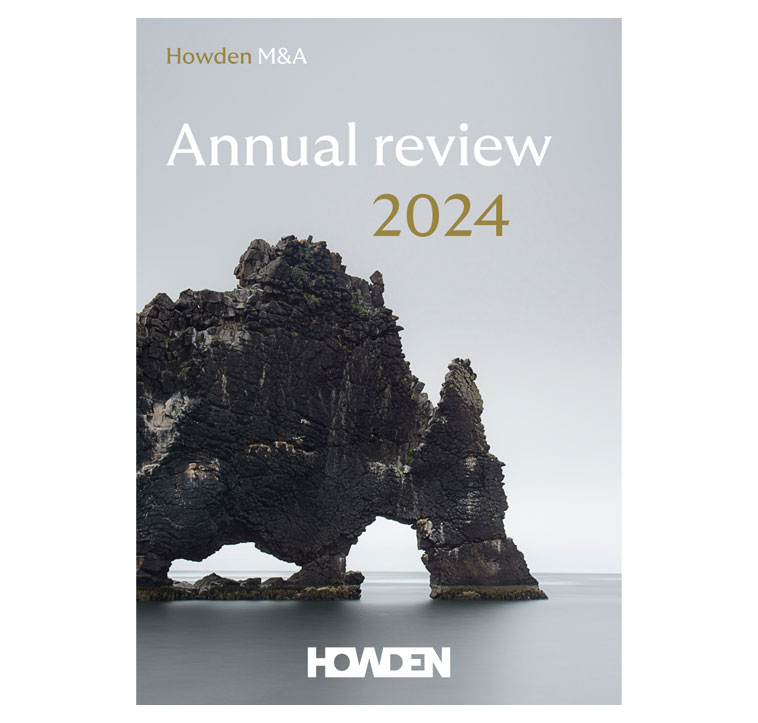The cover for Howden's M&A annual report 2024